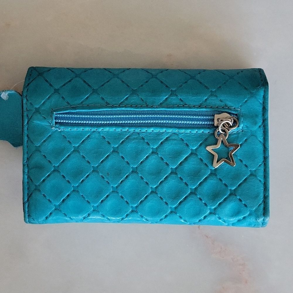 Tourquoise Leather Wallet - Picture 2 of 3